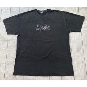 Alaska The Great Land T Shirt Embroidered Size XL Extra Large